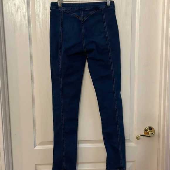 We The Free Ankle Side Splits Skinny Jeans Size 28 - Picture 4 of 5